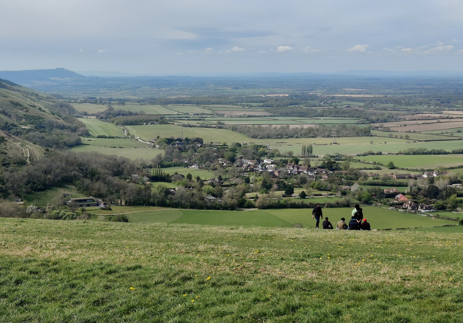 Devil's Dyke Dog Walk: South Downs Chalk Valley and Ridge Views Above Brighton