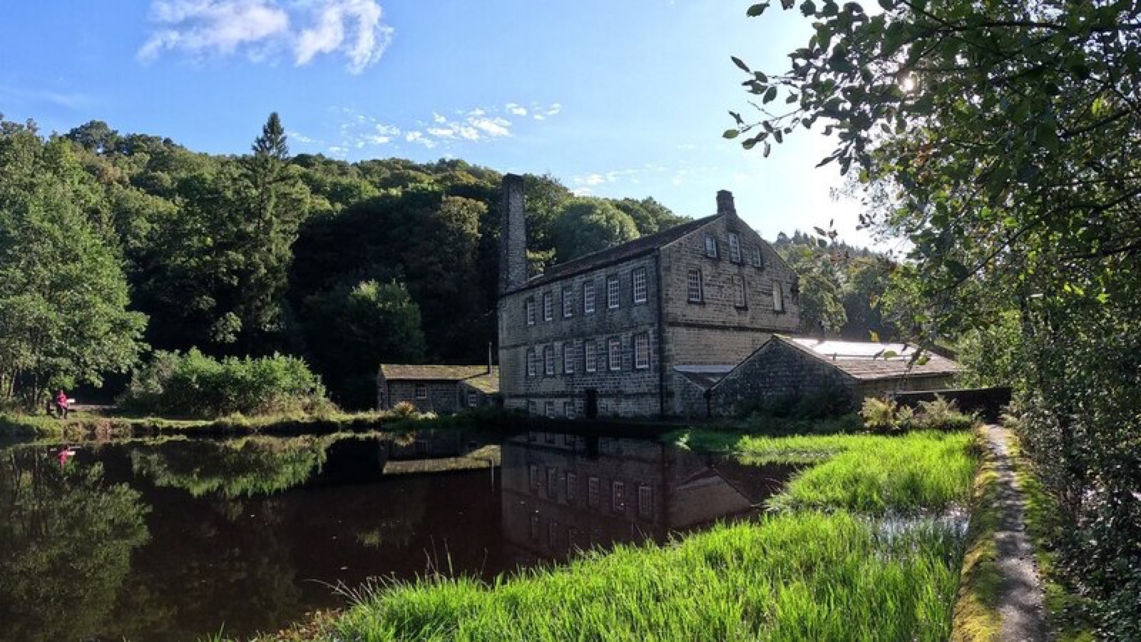 Hardcastle Crags Dog Walk: Gibson Mill, Gritstone Outcrops and Hebden Water