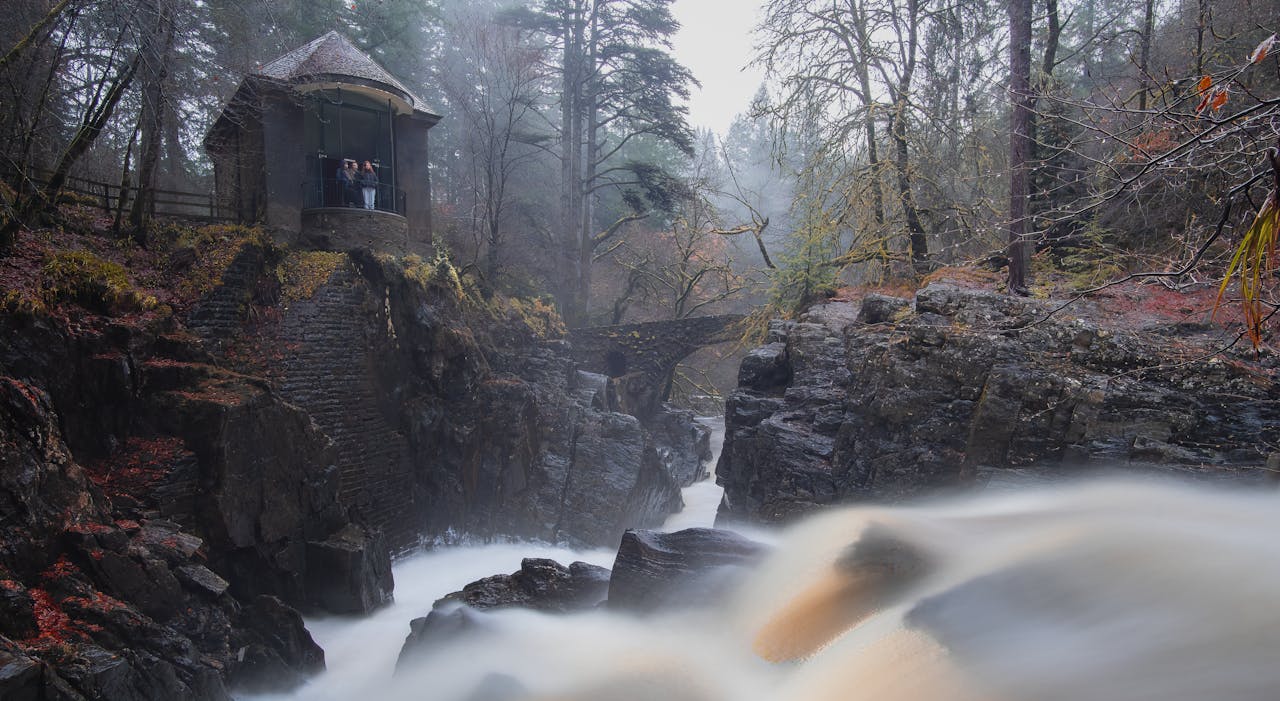 The Hermitage and Black Linn Falls