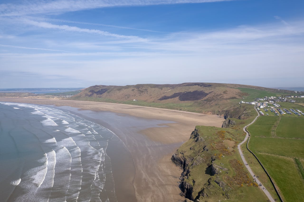 Rhossili Bay and Worms Head